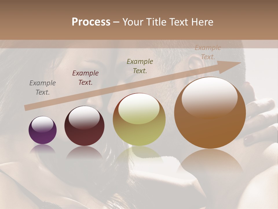 Hug Enamored Erotic PowerPoint Template