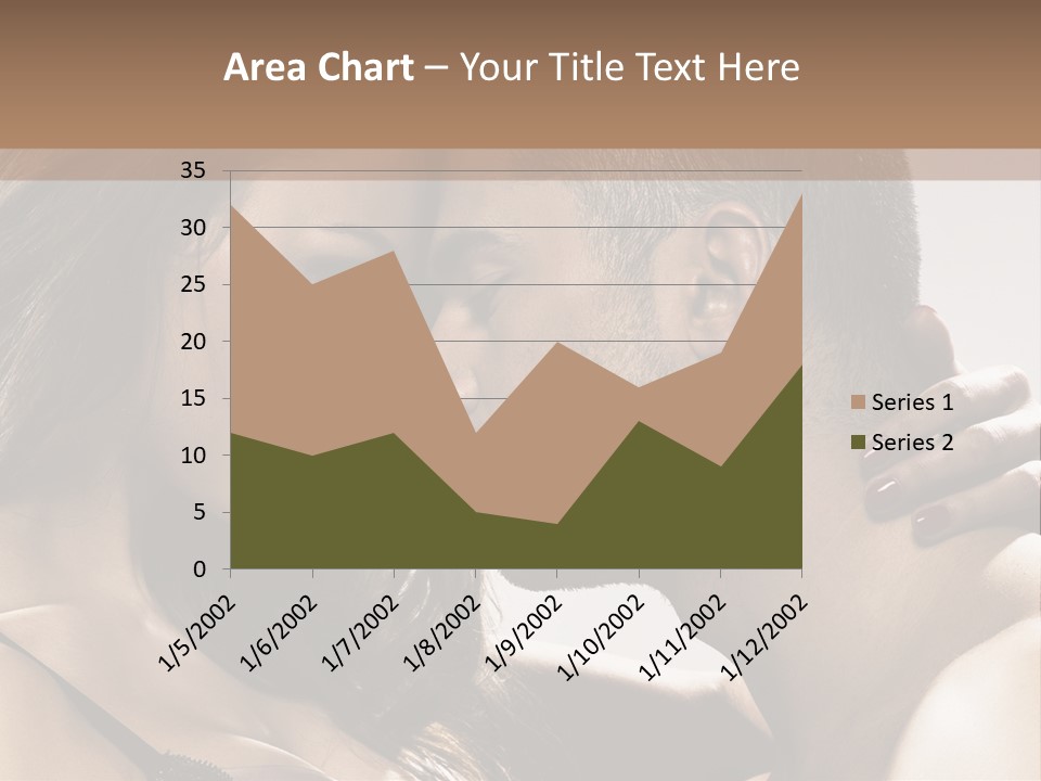Hug Enamored Erotic PowerPoint Template
