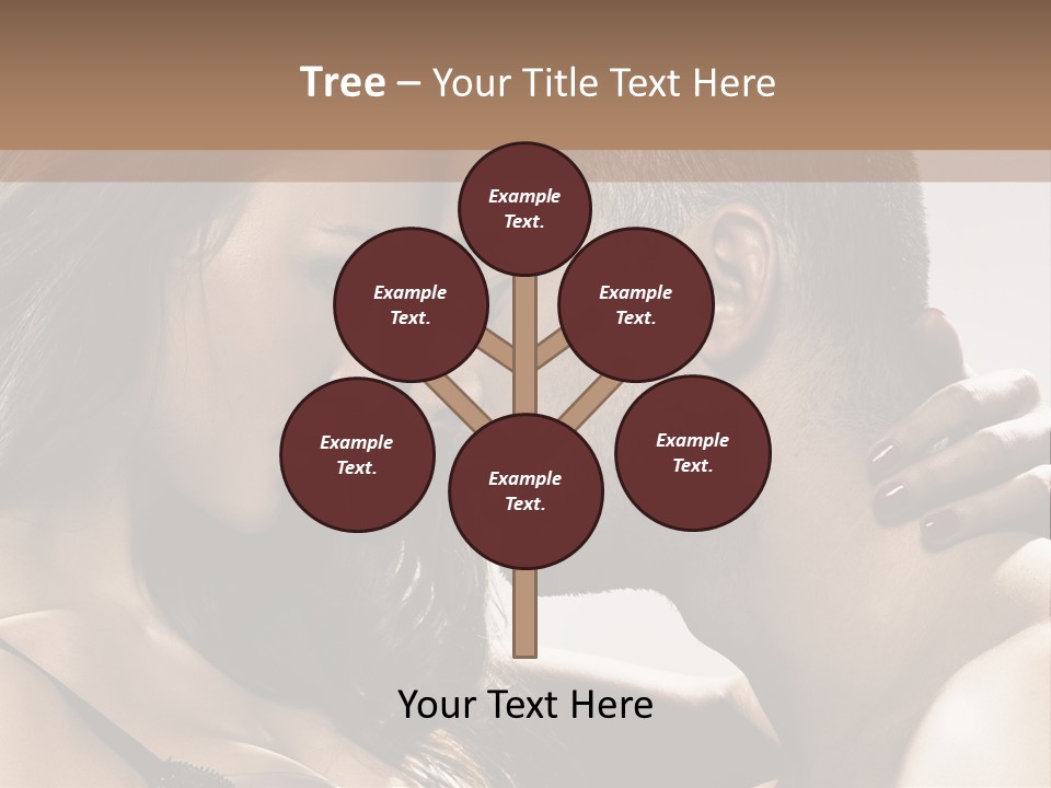 Hug Enamored Erotic PowerPoint Template