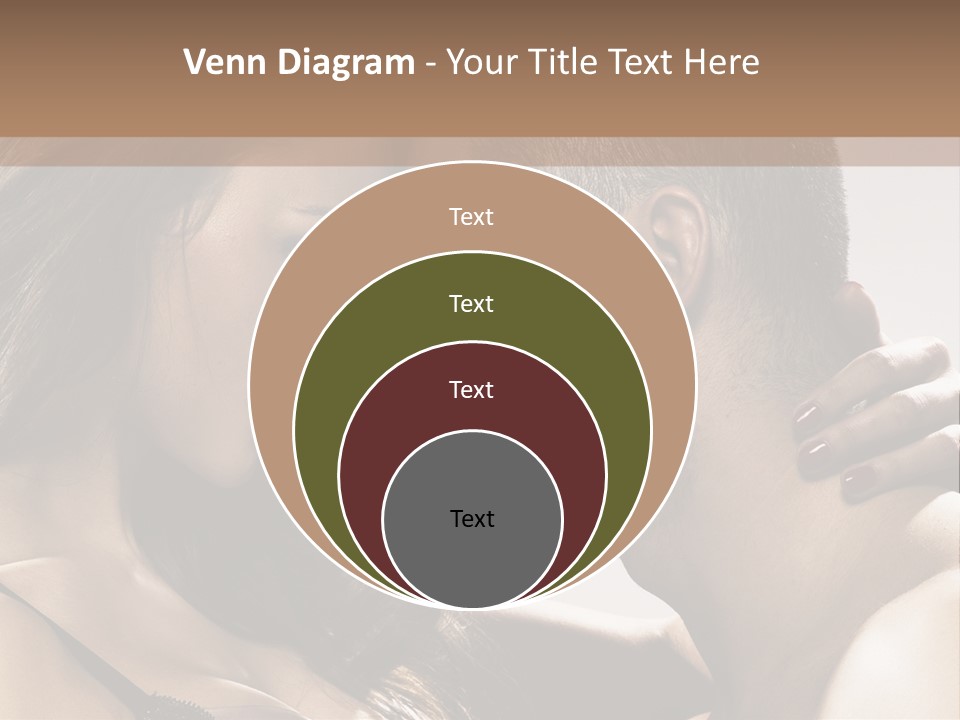 Hug Enamored Erotic PowerPoint Template