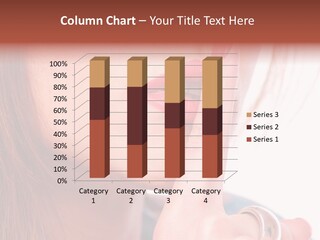 White Nail Female PowerPoint Template