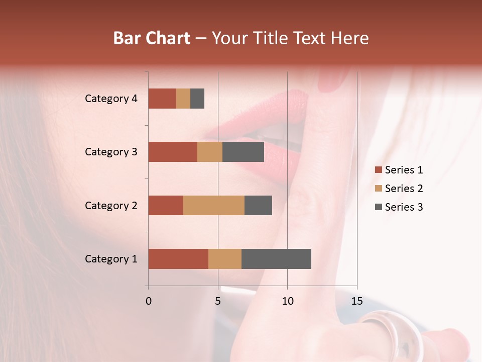 White Nail Female PowerPoint Template