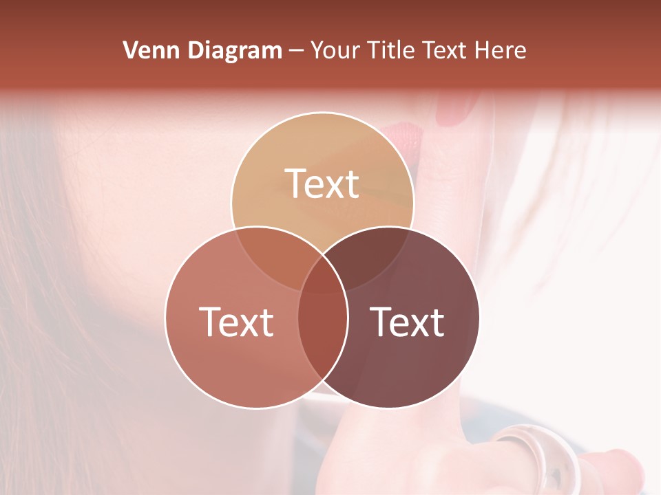 White Nail Female PowerPoint Template