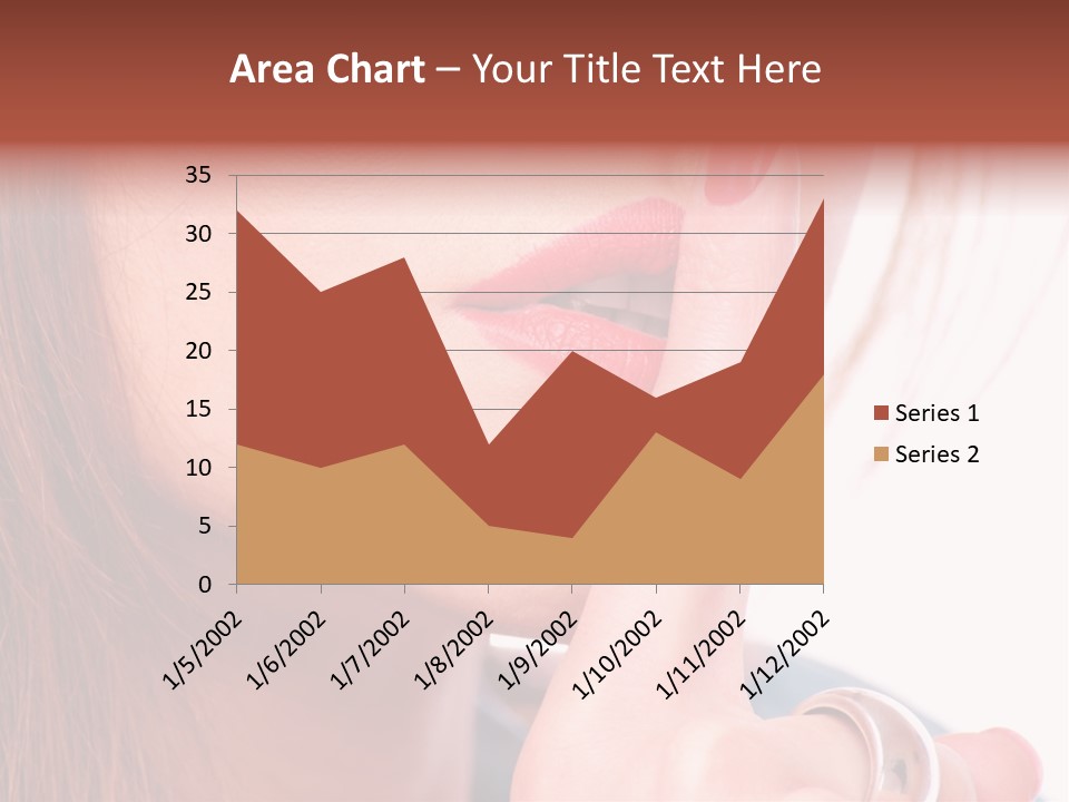 White Nail Female PowerPoint Template