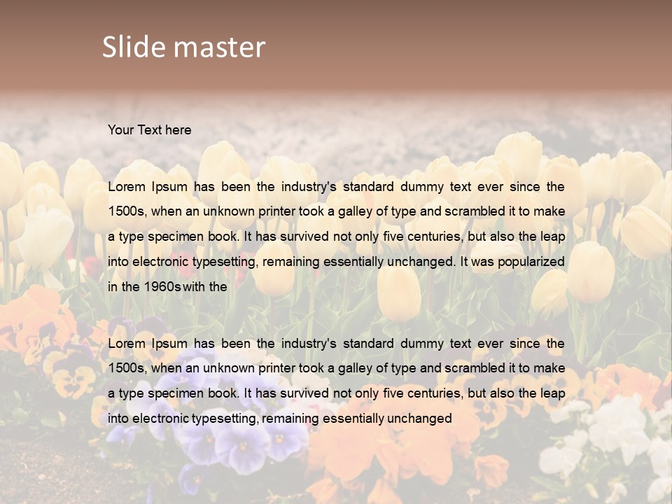 Japanese Park Agriculture Yellow PowerPoint Template