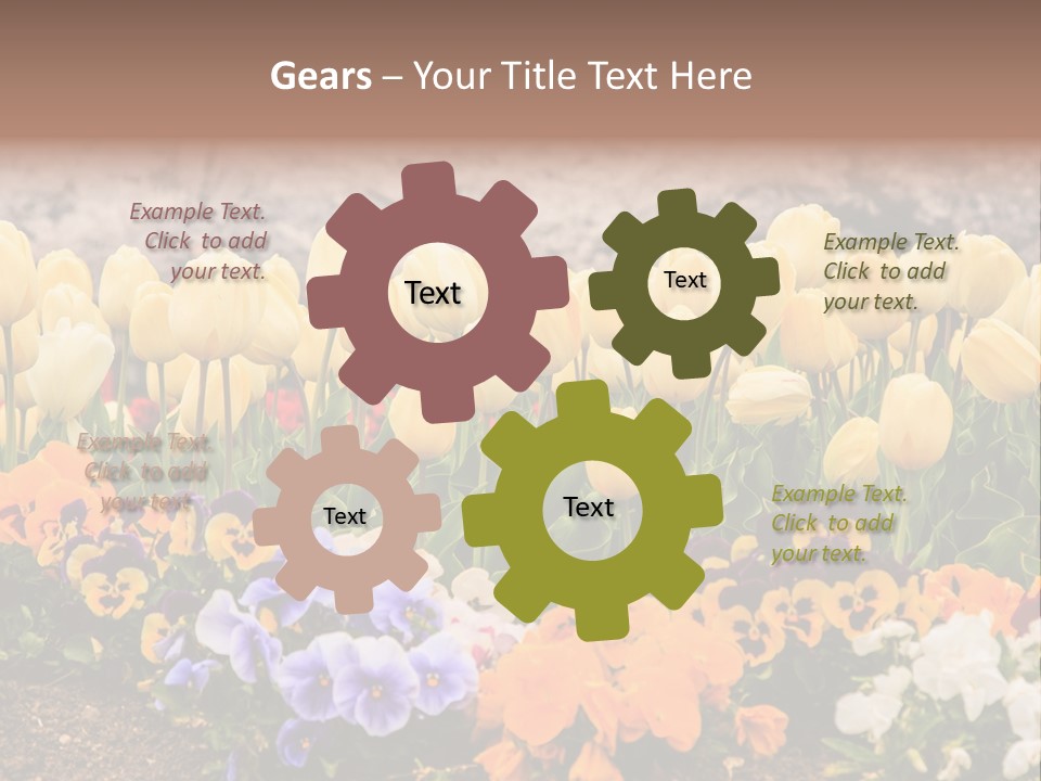 Japanese Park Agriculture Yellow PowerPoint Template