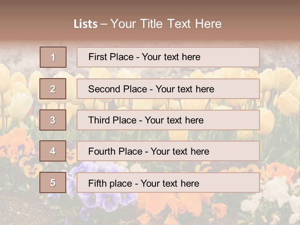 Japanese Park Agriculture Yellow PowerPoint Template