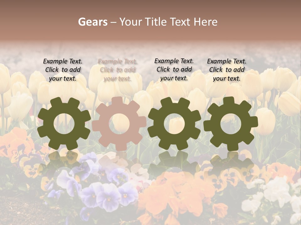 Japanese Park Agriculture Yellow PowerPoint Template