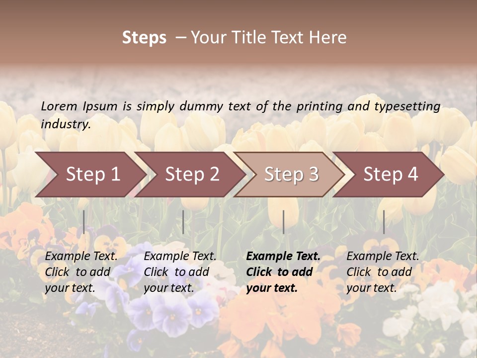 Japanese Park Agriculture Yellow PowerPoint Template