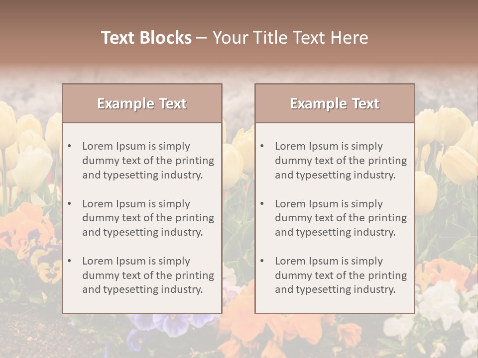 Japanese Park Agriculture Yellow PowerPoint Template