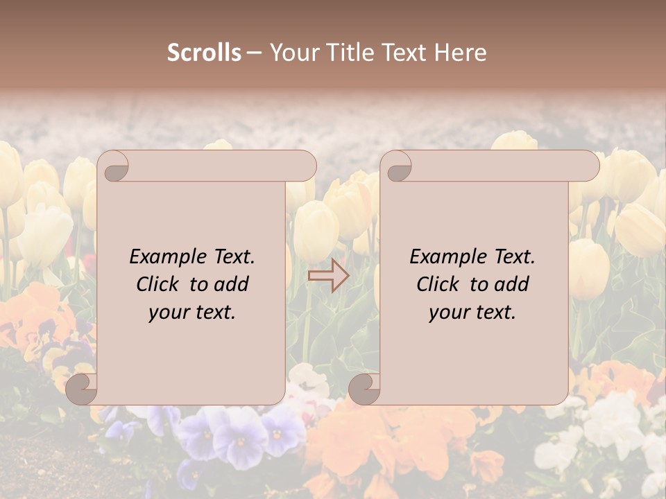 Japanese Park Agriculture Yellow PowerPoint Template
