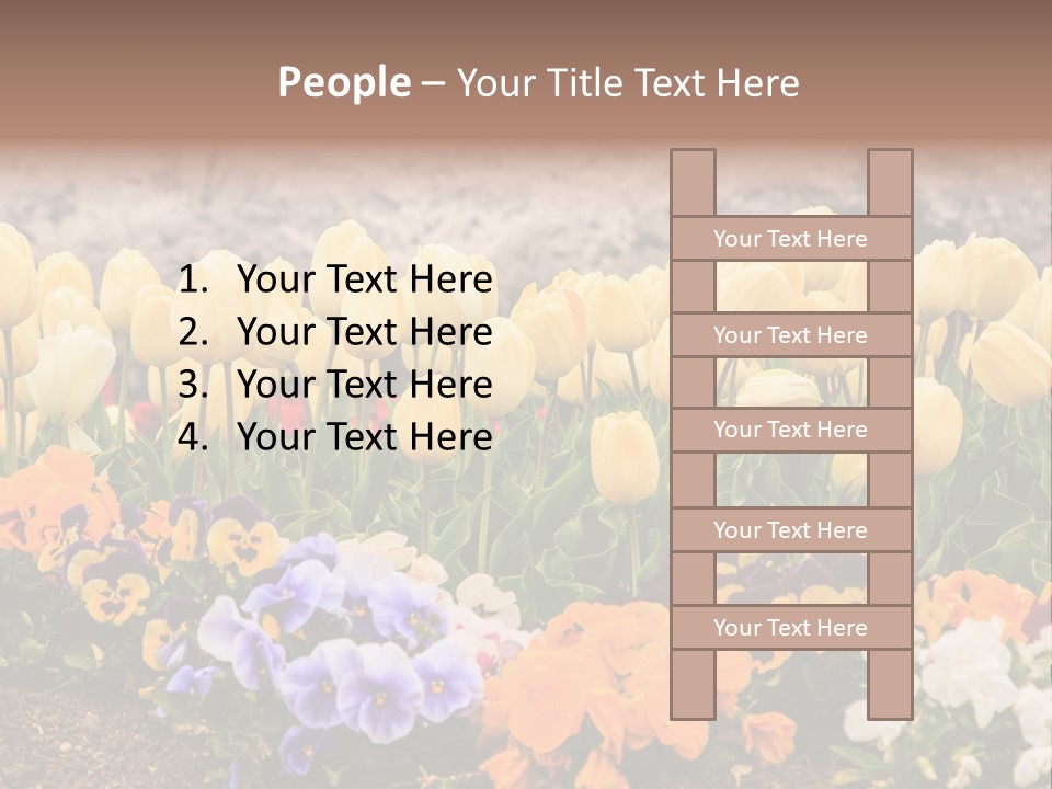 Japanese Park Agriculture Yellow PowerPoint Template