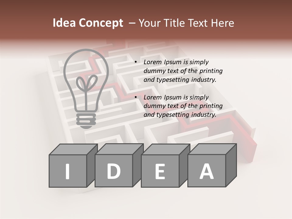 Concepts Render Confusion PowerPoint Template