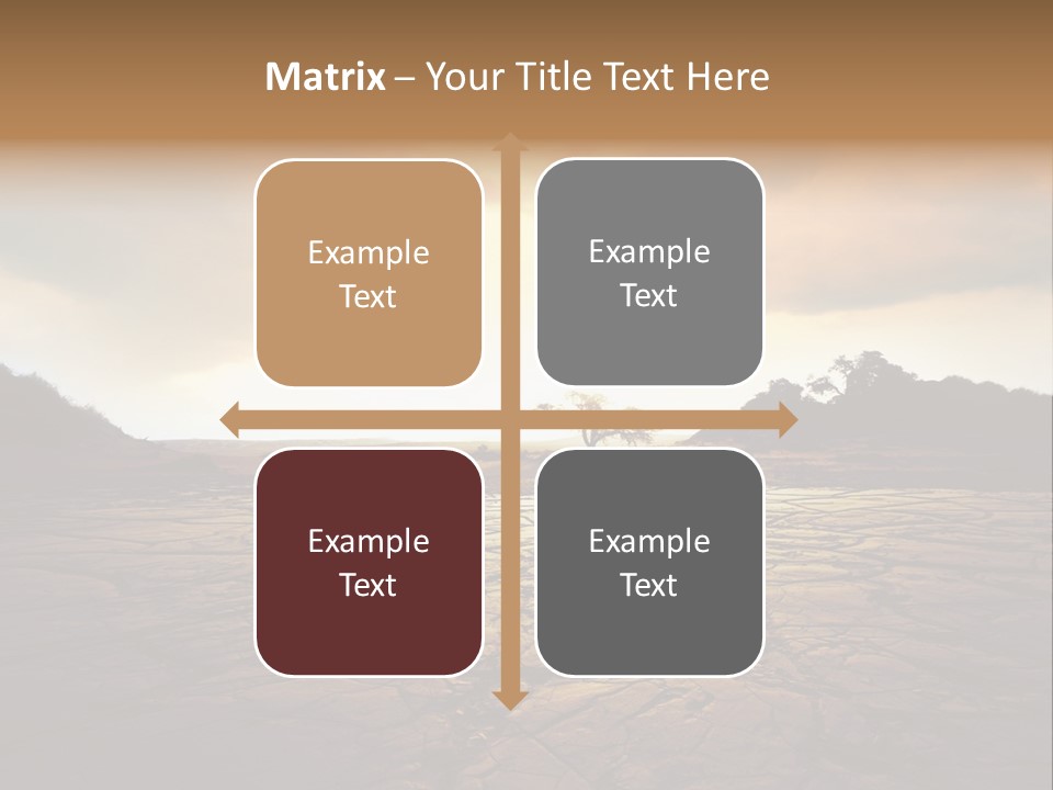 Split Earth Agriculture PowerPoint Template