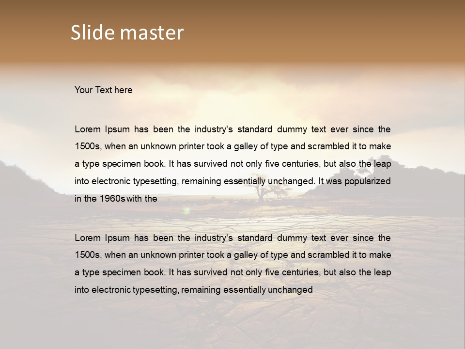 Split Earth Agriculture PowerPoint Template