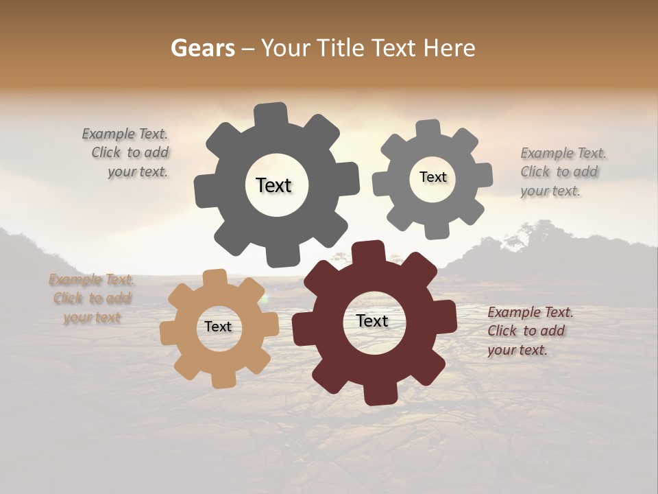 Split Earth Agriculture PowerPoint Template