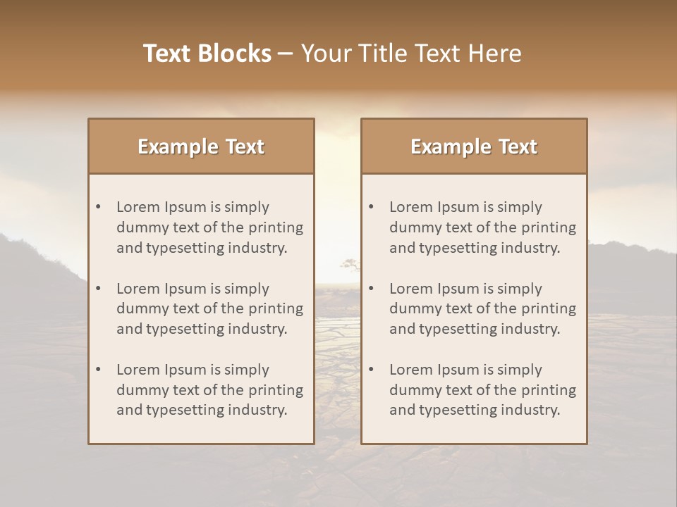 Split Earth Agriculture PowerPoint Template