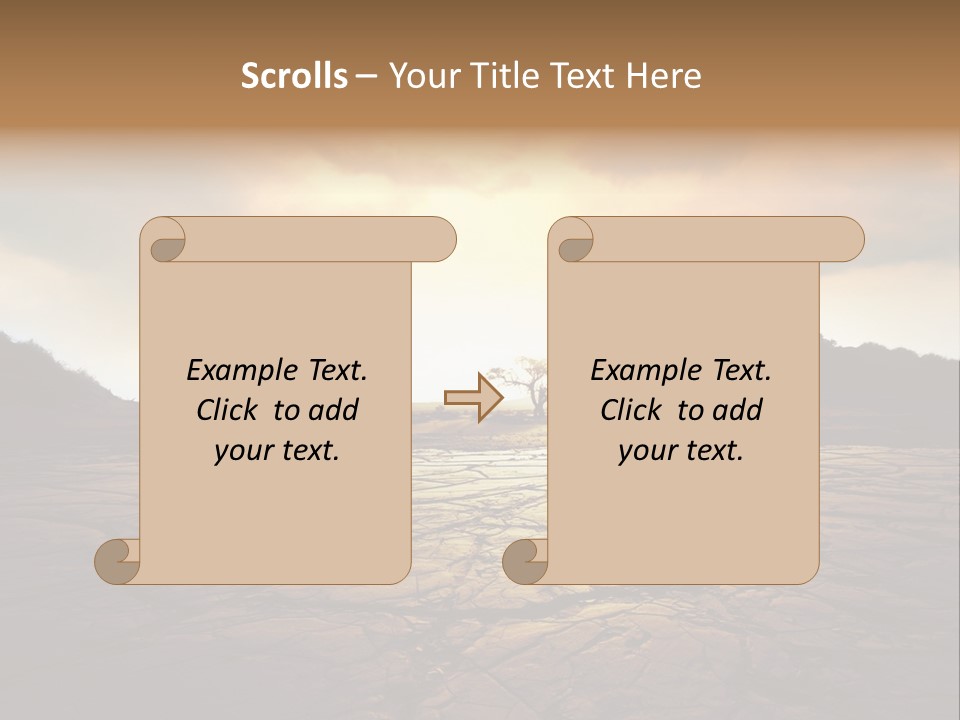 Split Earth Agriculture PowerPoint Template