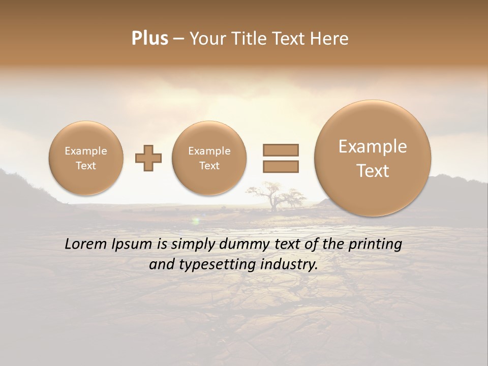 Split Earth Agriculture PowerPoint Template