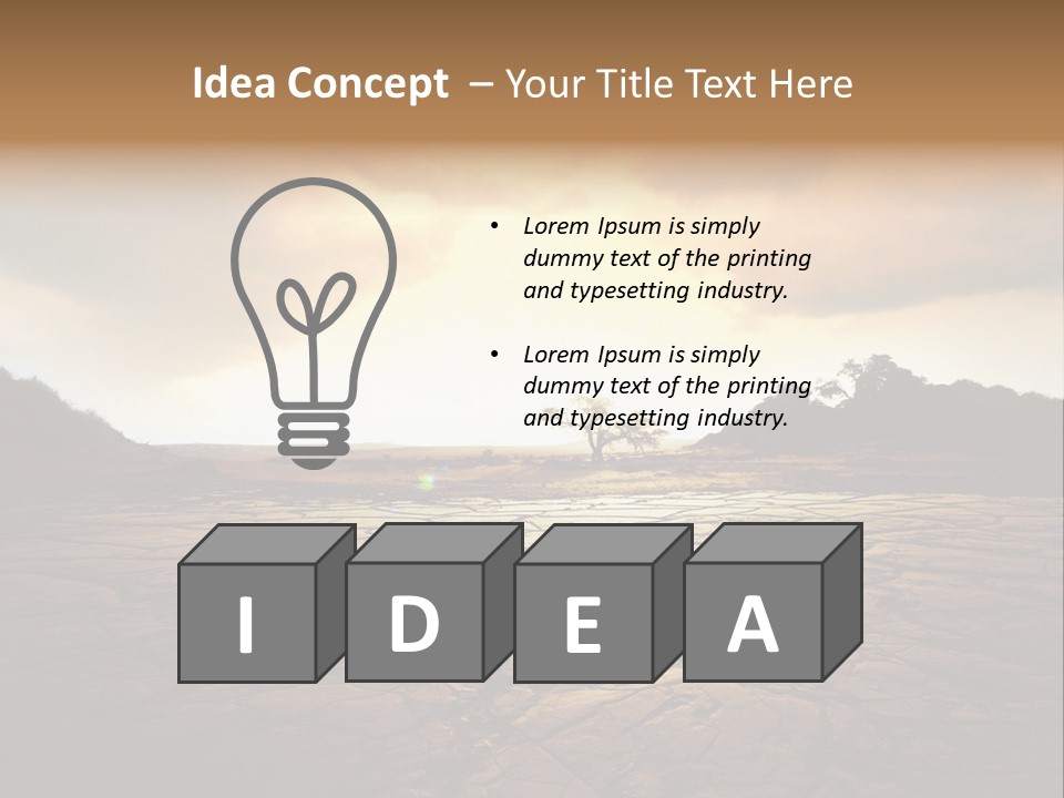 Split Earth Agriculture PowerPoint Template