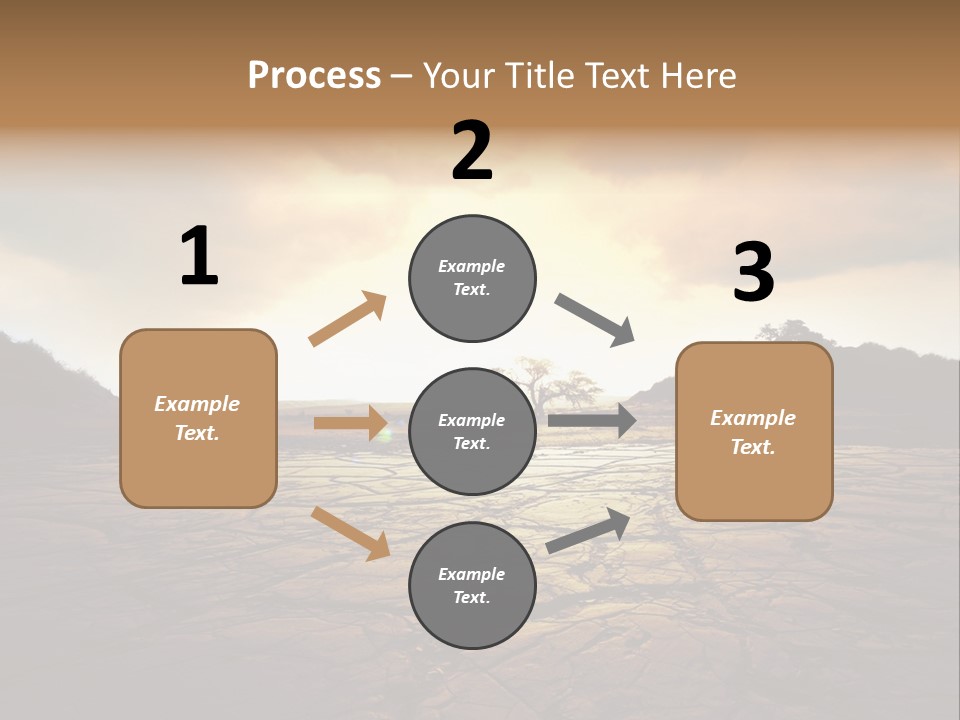 Split Earth Agriculture PowerPoint Template