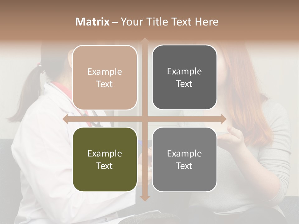 Teenage Mature Girl PowerPoint Template