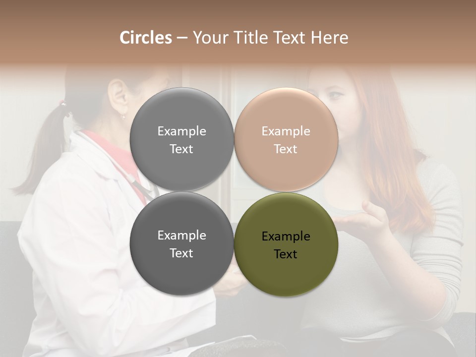 Teenage Mature Girl PowerPoint Template