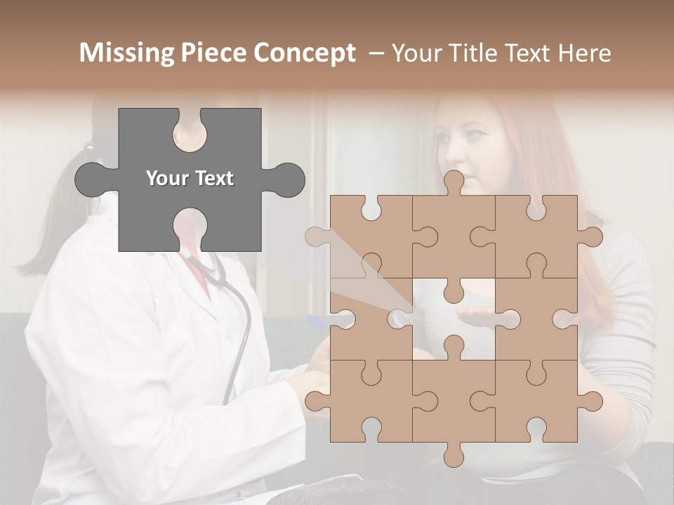 Teenage Mature Girl PowerPoint Template