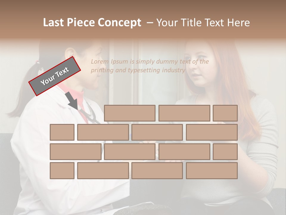 Teenage Mature Girl PowerPoint Template