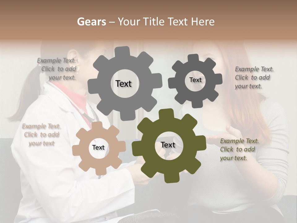 Teenage Mature Girl PowerPoint Template