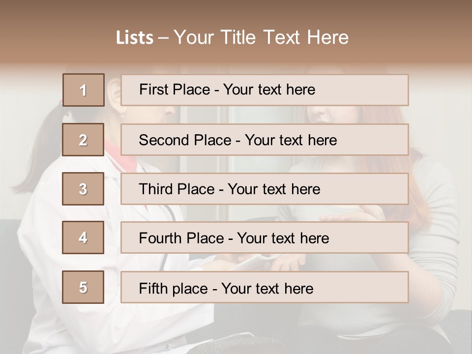 Teenage Mature Girl PowerPoint Template