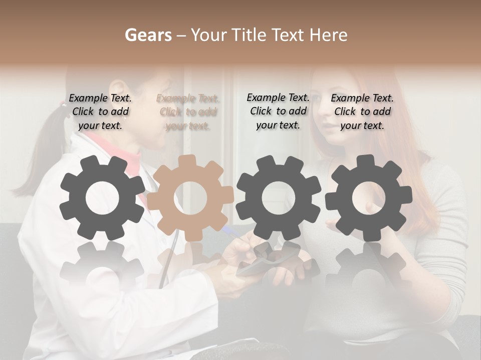 Teenage Mature Girl PowerPoint Template