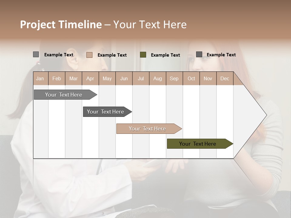 Teenage Mature Girl PowerPoint Template