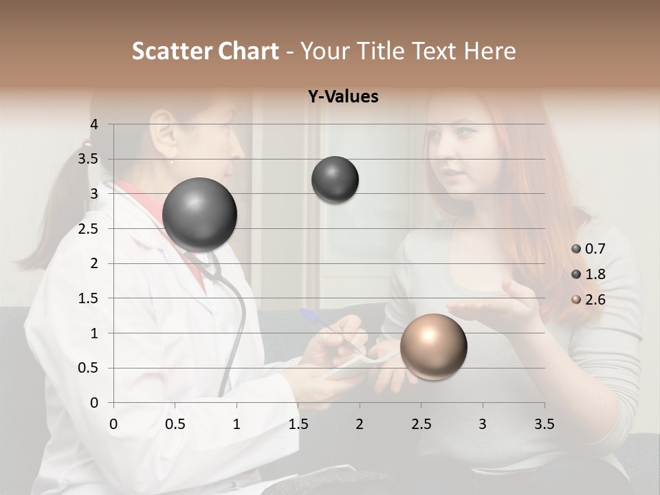Teenage Mature Girl PowerPoint Template