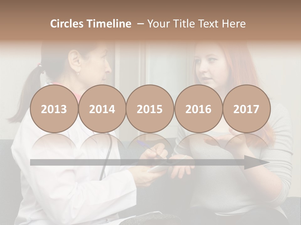 Teenage Mature Girl PowerPoint Template