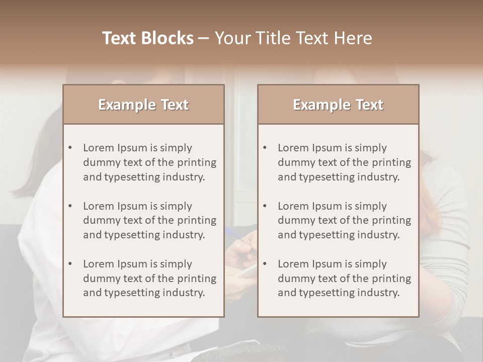Teenage Mature Girl PowerPoint Template