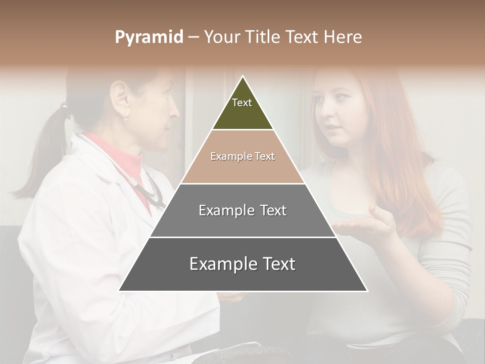 Teenage Mature Girl PowerPoint Template