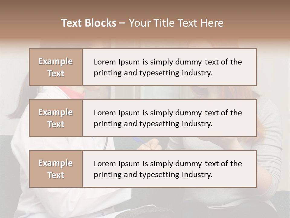 Teenage Mature Girl PowerPoint Template