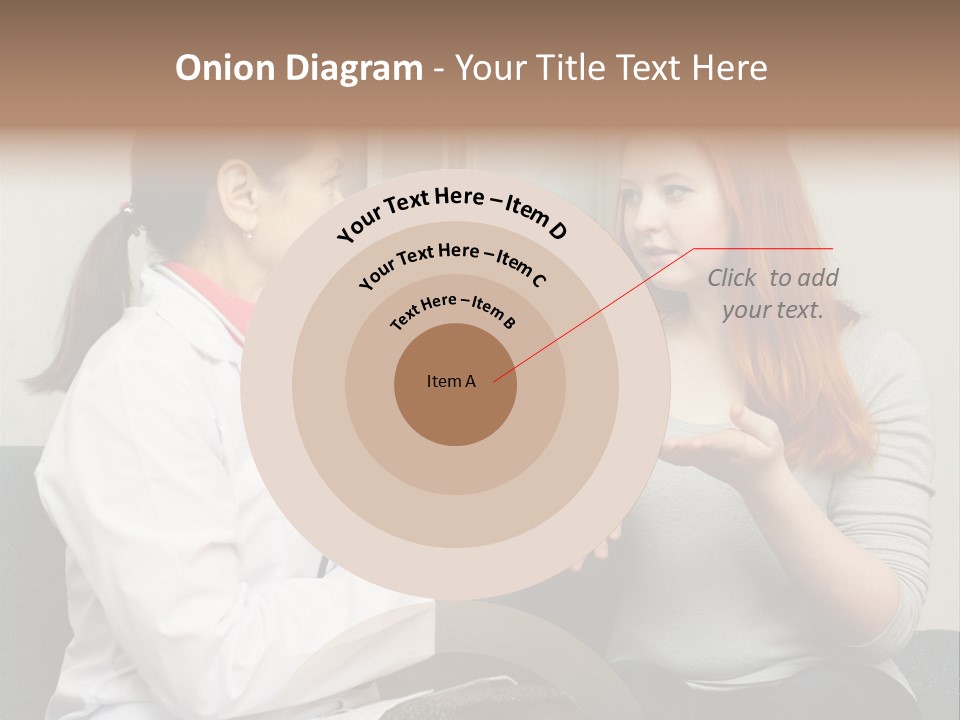 Teenage Mature Girl PowerPoint Template