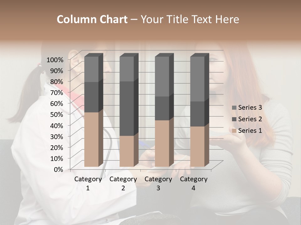 Teenage Mature Girl PowerPoint Template