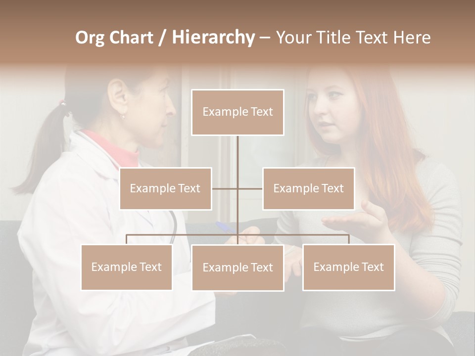 Teenage Mature Girl PowerPoint Template