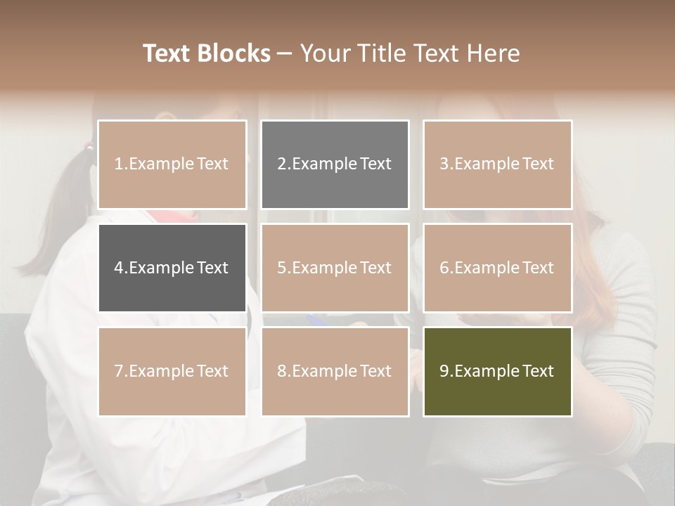 Teenage Mature Girl PowerPoint Template