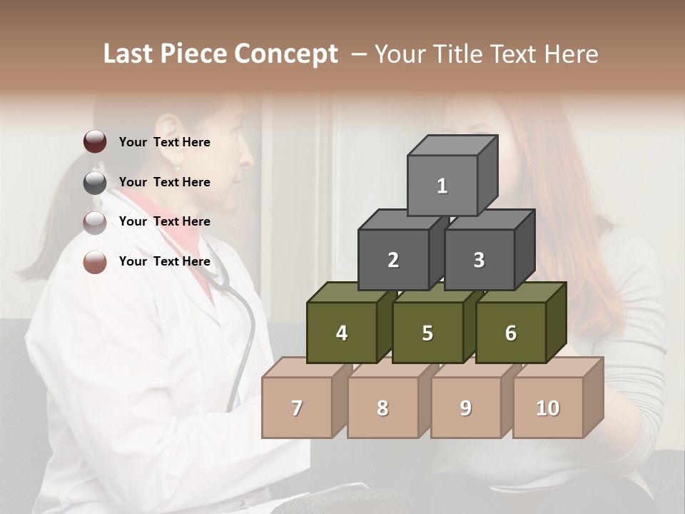 Teenage Mature Girl PowerPoint Template