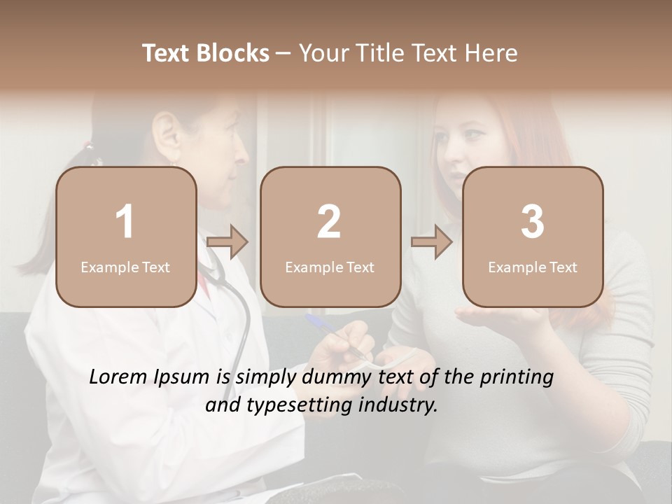 Teenage Mature Girl PowerPoint Template