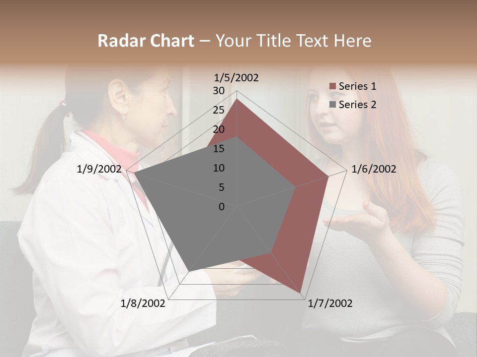 Teenage Mature Girl PowerPoint Template