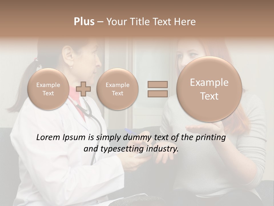 Teenage Mature Girl PowerPoint Template