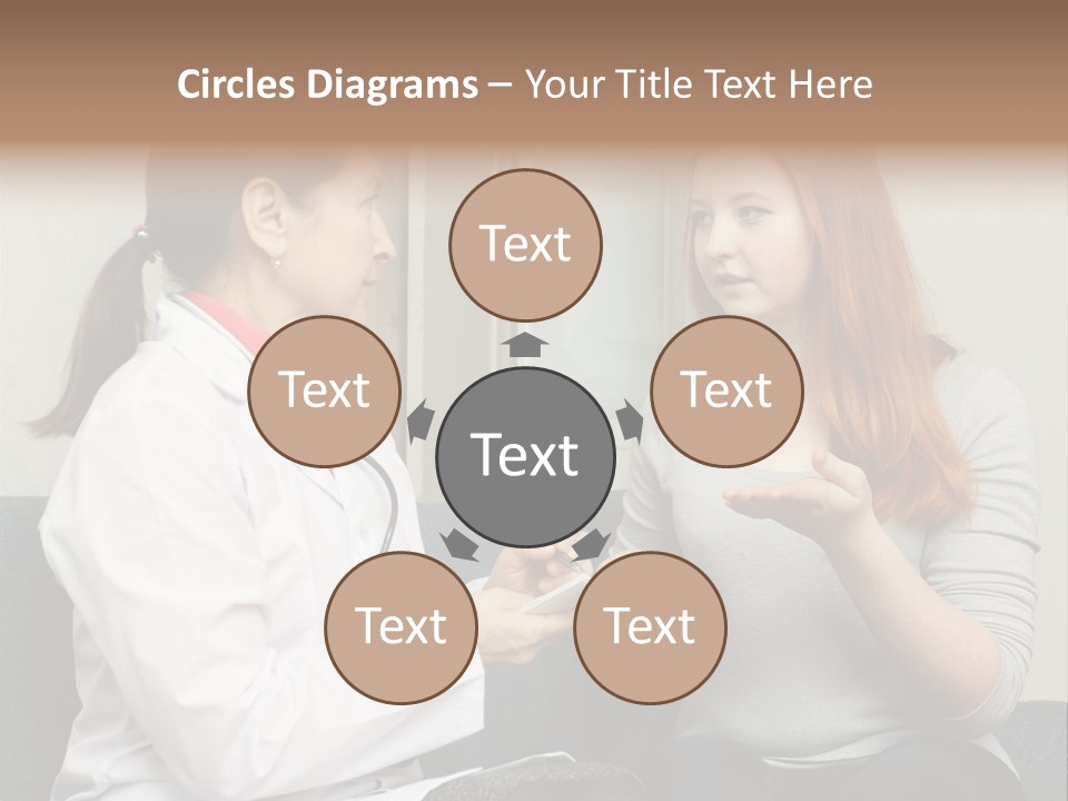 Teenage Mature Girl PowerPoint Template