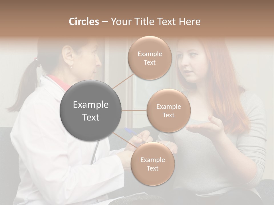 Teenage Mature Girl PowerPoint Template