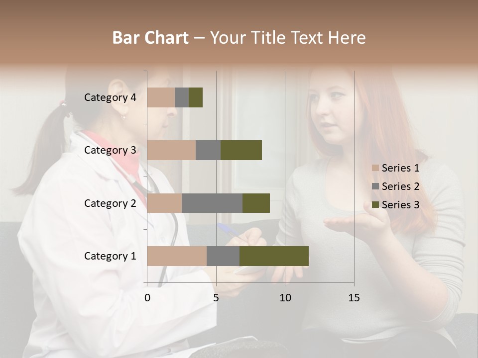 Teenage Mature Girl PowerPoint Template