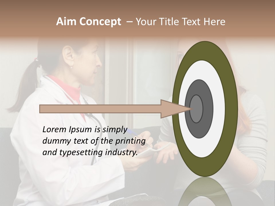 Teenage Mature Girl PowerPoint Template